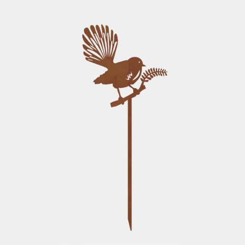 Corten Steel Fantail, Spike in Ground.